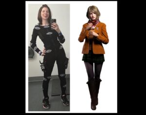 Genevieve Buechner Instagram - Well! It’s time. It’s here. Even though it’s been years for me, I’m still not quite sure I have the words to express how much this experience has meant to me. It has been an absolute honour to be added to the Resident Evil Family! I had the most wonderful time bringing this new Ashley to life, along with the MANY other talented people who worked on her for years at @officialcapcom . It was a joy to work in person with @steve_kniebihly and @ichigoichiefilms at @beyondcapturestudios as well as everyone else over in Japan. It’s always a pleasure to work with people who are just as enthusiastic and excited as you are, and this cast was most certainly a group to remember! I hope you are all having the BEST TIME playing the #ResidentEvil4remake, I know I am.