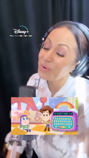 Genevieve Goings Instagram - So proud of this gem 💎 🎶 it's an honor to be trusted to reproduce new versions of classics. Sometimes we change them a lot, sometimes they need to stay #classic. I love #RobCantor's voice on this too! Adorable animation by oddbot #disney #disneyjunior #toystory #singalong #sing #bts