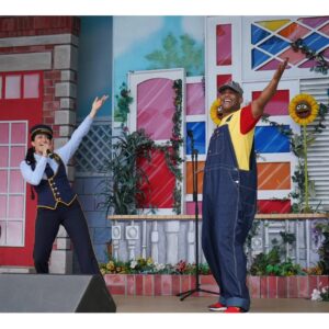 Genevieve Goings Instagram - NEXT STOP... @sesameplace !! We are SO excited to come for 6 fun-packed shows June 8 & 9!!! Concerts are included in park admission! we can't wait to see you! Kamari is ready for his first #choochoosoul show too!