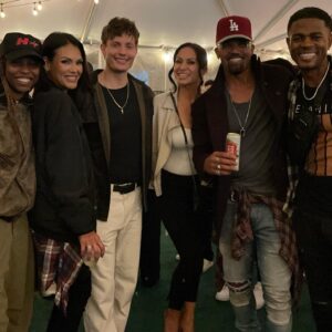 Genevieve Goings Instagram - Netfix is a Joke Fest w @mattrife , thank you @jesiree & @shemarfmoore for an amazing night out!! @coryg707 we had funz #netflix #hollywoodbowl swipe to the end for a glimpse of how Shemar treats each and every fan❤️🌟