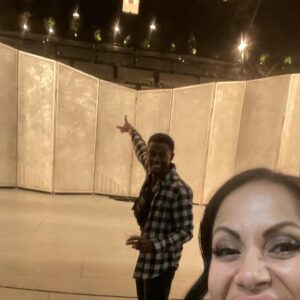 Genevieve Goings Instagram - Netfix is a Joke Fest w @mattrife , thank you @jesiree & @shemarfmoore for an amazing night out!! @coryg707 we had funz #netflix #hollywoodbowl swipe to the end for a glimpse of how Shemar treats each and every fan❤️🌟