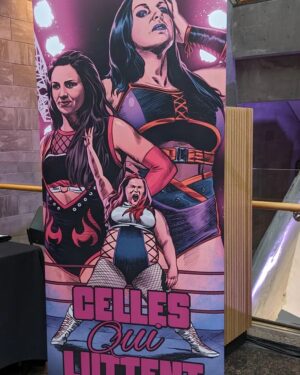 Genevieve Goulet Instagram - Nous sommes dans les médias québécois avec le lancement officiel du long métrage documentaire @cellesquiluttent !!

@lp_lapresse ... @qubradio avec Benoît Dutrizac et en bonus, Richard Martineau... Avant première au @mcqorg ... Et ça continue!! 

@sarah.bgaudet 
@loue.ofarrell 
@red.woman.azaelle 
@spiraquebec 
@womenswrestlingsyndicate