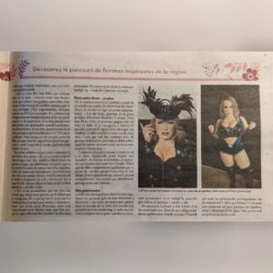 Genevieve Goulet Instagram - In the newspaper to celebrate Women's Day and its strong women who changed their world.