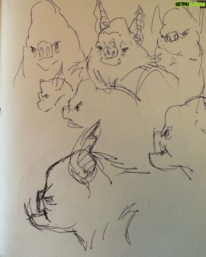 Genndy Tartakovsky Instagram - Here’s some process from the first season. It was challenging to get the bats to be scary and cool. It was the fourth episode so still pretty early in figuring out the style. Fun to look at all the variations and then the final. This was in 2017! Time flies!!