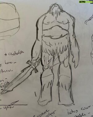 Genndy Tartakovsky Instagram - Well today we have delivery the last episode of Primal season 2!!! 

With the first 5 episodes aired I have been loving the reactions! Here are a few development drawings for The Red Mist. Trying to figure out our take on Vikings…And one Scott Wills color bg!