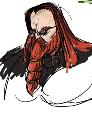 Genndy Tartakovsky Instagram - Well today we have delivery the last episode of Primal season 2!!! 

With the first 5 episodes aired I have been loving the reactions! Here are a few development drawings for The Red Mist. Trying to figure out our take on Vikings…And one Scott Wills color bg!