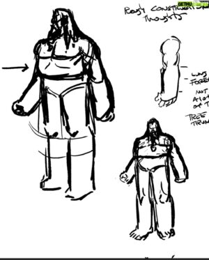Genndy Tartakovsky Instagram - Well today we have delivery the last episode of Primal season 2!!! 

With the first 5 episodes aired I have been loving the reactions! Here are a few development drawings for The Red Mist. Trying to figure out our take on Vikings…And one Scott Wills color bg!