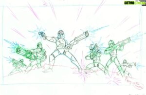 Genndy Tartakovsky Instagram - It is pretty unbelievable that TWENTY years ago on this date was the premiere of our Star Wars CLONE WARS! Wow! What a crazy time that was!
I remember my old boss Mike Lazzo telling me…”We might have an opportunity to do some animated Star Wars content.” Then next thing you know we do have it and we have to have a presentation of what it was going to be in 2 weeks!!!
Well we figured it out and it was incredibly challenging but still great fun! I have more stuff that I need to find to post but here is some of Paul Rudishes amazing layouts. And development drawings!
