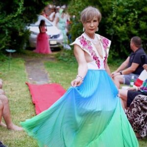 Genoveva Rossi Instagram - At a fashion show! Valdes Rainey presents Gowns By Valda fashion show at Wayne NJ, 6-29-24.  Photos by Ted Karpovich. 

#tedkarpovichphotography  #genovevarossi #fashionshow #ValdesRainey #runwayfashion #fashionmodel