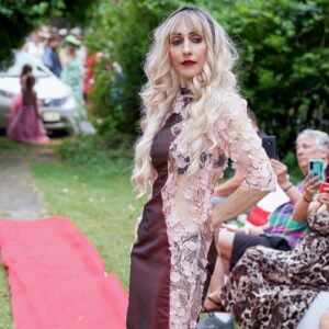 Genoveva Rossi Instagram - At a fashion show! Valdes Rainey presents Gowns By Valda fashion show at Wayne NJ, 6-29-24.  Photos by Ted Karpovich. 

#tedkarpovichphotography  #genovevarossi #fashionshow #ValdesRainey #runwayfashion #fashionmodel