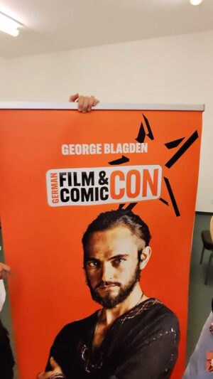 George Blagden Instagram - Thanks so much to @germanfilmcomiccon for having me this weekend, and thanks so much to everyone who came along to say hello - really touched by all of your kindness.  See you again soon. ❤️
