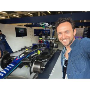 George Blagden Instagram - What an incredible day.  Thank you so much @williamsracing for having us at the #Formula1 #BritishGP today.  Great to hear @alex_albon has recovered and  huge congratulations for all the success across the whole weekend in F2, F3 and @wseriesracing 👍🏼