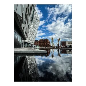 George Clarke Instagram - Having a fantastic day in Belfast! #Belfast @tourismnorthernireland