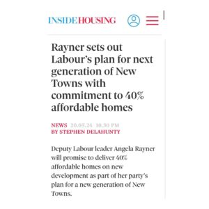 George Clarke Instagram - YES YES YES! New Towns and Affordable Housing! AT LAST! A proper housing strategy that might go some way to repairing a staggeringly broken housing system…after more than 50 years of terrible neglect! No matter what your political allegiance is, this is the right thing to do for those in need of a decent, safe, secure, stable and genuinely affordable home. A great announcement by @angelaraynermp and @keirstarmer 
.
.
.
.
#NewTowns #AffordableHousing #Labour #CouncilHouseScandal #CouncilHousing #HousingCrisis #EnoughIsEnough #SocialHousing #Shelter #Homelessness #Homeless #TemporaryAccomodation #Architecture #Housing #Design @mobiehomefutures #MOBIE