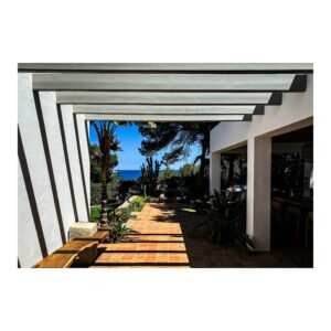 George Clarke Instagram - “Blue skies
Smiling at me
Nothing but blue skies
Do I see” - Irving Berlin … #Ibiza
