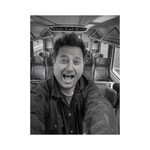 George Clarke Instagram - Mad dash to make my train home. Just got it. Covered in builder’s dust and still got my overalls on! What a fantastic week…and today was one of the best filming days I’ve ever had in my career! ABSOLUTELY AMAZING!!!! I bloody love my job. I’m a lucky, lucky boy! Have a great weekend everyone. Peace   Love. GC x