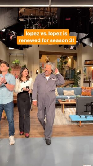 George Lopez Instagram - we’ve got a lot to celebrate: #LopezVsLopez is returning for Season 3 on NBC and @peacock. 🥳