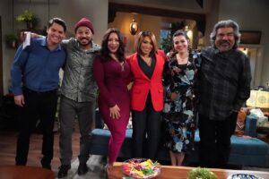 George Lopez Instagram - #LopezVsLopez just got even better with @tishacampbellmartin 🌟 don’t miss her on the one-hour finale TONIGHT at 8/7c on NBC and streaming on @peacock.