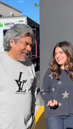 George Lopez Instagram - @fluffyguy steps into the Lopez household TONIGHT! 🏡  catch the season 2 premiere of #LopezVsLopez at 8/7c on NBC and streaming on @peacock