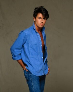 George Michael Instagram - Double denim was a fashion staple in George's wardrobe in the 80s and 90s 👕👖 Which outfit is your favourite?