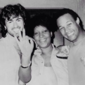 George Michael Instagram - 📸 George in the studio with Aretha Franklin and producer Narada Michael Walden during the recording for “I Knew You Were Waiting (For Me)”.

#GeorgeMichael #ArethaFranklin #80sMusic
