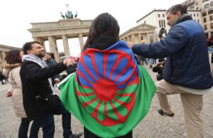 George Soros Instagram - A participant dances with the Roma flag at a pro-Roma demonstration in front of the Brandenburg Gate in Berlin, Germany.⠀⠀⠀
⠀⠀⠀
Today, on International Roma Day, we celebrate the culture and identity of the Roma people. As the largest minority group in Europe, the Roma have the will and resilience to continue the fight for social and economic equality against rising nationalism and social division.⠀⠀⠀
⠀⠀⠀
Photo credit: © Adam Berry/Getty Images⠀⠀⠀
⠀⠀⠀
#InternationalRomaDay #RomaDay #RomaRights