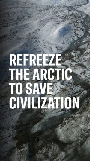 George Soros Instagram - Climate change in the Arctic Circle gravely threatens all people. To counter this threat, we need to reduce emissions, remove excess greenhouse gasses, and—most importantly—refreeze the Arctic. Sir David King has a revolutionary method to do the latter.