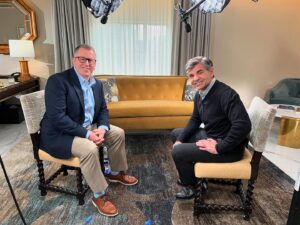 George Stephanopoulos Instagram - Coming up on @goodmorningamerica - my exclusive interview with a true patriot, Mike Stiegler, a former Situation Room Duty Officer who was in the room during the attack on the Capitol on January 6th, 2021.