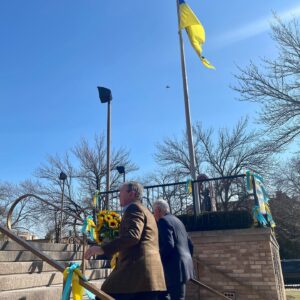 George W. Bush Instagram - America stands in solidarity with the people of Ukraine as they fight for their freedom and their future.