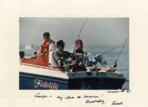 George W. Bush Instagram - 41 went to heaven two years ago today. Save a striper for me, Dad.