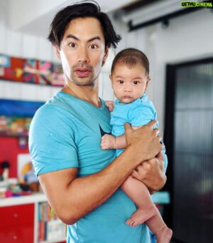 George Young Instagram - Tee-shirt Twinsies. #lightbluesteel #tealsteel