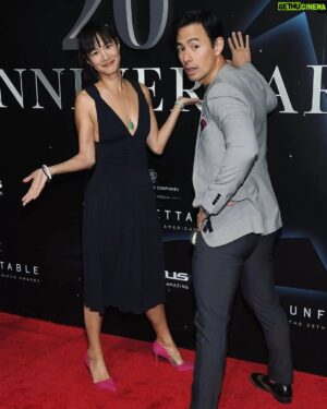 George Young Instagram - Cheeky pics. I've split my trousers on stage before...I think these may be the ones to do it again. Thank you @janetagram for putting up with all of THIS. #unfo @unforgettablegala 

📸 By @sthanlee