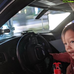 George Young Instagram - It'll be a LONG time before my son watches #Malignant, but boy did he enjoy the movie set life. ESPECIALLY driving my car and the late night catering (swipe 👈). 

Also did you spot @janetagram in her cameo?! Look out for that pink stethoscope...