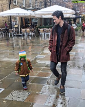 George Young Instagram - 🏴󠁧󠁢󠁥󠁮󠁧󠁿 Missing England 🇬🇧: The last time I was in London 'twas Christmas Pre-Covid, and Brown was the new Black evidently. Either that or no one gave us the memo.