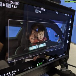 George Young Instagram - It'll be a LONG time before my son watches #Malignant, but boy did he enjoy the movie set life. ESPECIALLY driving my car and the late night catering (swipe 👈). 

Also did you spot @janetagram in her cameo?! Look out for that pink stethoscope...