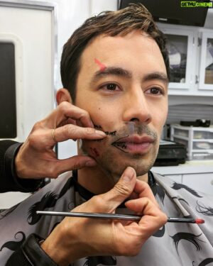 George Young Instagram - #Malignant Stories: Blood, Sweat and Tears:

...all went into making this movie as visceral an experience as possible- some real (pics 3 4 for some real little cuts bruises from the shoot), some fake (pic 1, and pic 2 shows how it's done).

Actually make that a LOT of fake blood (as you the audience can attest to).

Good times and so happy to hear you're all enjoying the show!
