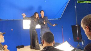 George Young Instagram - In honour of #Malignant getting a @criticschoice nom for Best Horror Movie, here's @marina_mazepa (also nominated for Best Movie Villain along with @raychasenation!) as Gabriel trying to play it serious with Kekoa, only for Kekoa to get all eww-ed out by the amazing special effects, despite @creepypuppet trying to keep me calm there at the end...

Also swipe for what I think was some wrap day Titanic theme tune singing that the two/three of us did up there.