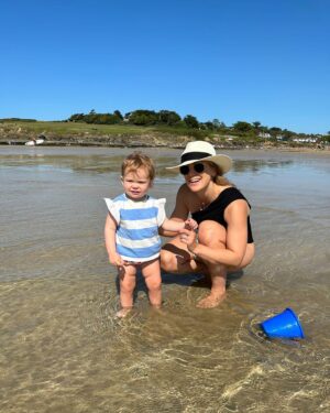 Georgie Barrat Instagram - Not yet outnumbered by the 👶, but it won’t be long! First time doing a longer stay in Cornwall and I have to say we were very taken with it. Nothing beats an English seaside sesh, with boogie boards, sand everywhere & sandcastle building. We really lucked out with the weather. A few highlights included dinner @ricksteinrestaurants in Padstow, a brewery tour @harbourbrewing, sundowners @marinersinrock & brunch @fourboys.cafe. The girl bless her was teething like a crazy lady - so we had a few disturbed nights 🤪& tougher days 🤪 bottles of calpol were drunk 🤪. However we now leave with new 4 molars, so get us! Shout out to my wonderful girl gang who are always the best peeps to go away with - up for everything, never have a sense of humour failure & so considerate 💕 I’m sure we will be back! #cornwallisalwaysagoodidea