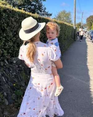 Georgie Barrat Instagram - Not yet outnumbered by the 👶, but it won’t be long! First time doing a longer stay in Cornwall and I have to say we were very taken with it. Nothing beats an English seaside sesh, with boogie boards, sand everywhere & sandcastle building. We really lucked out with the weather. A few highlights included dinner @ricksteinrestaurants in Padstow, a brewery tour @harbourbrewing, sundowners @marinersinrock & brunch @fourboys.cafe. The girl bless her was teething like a crazy lady - so we had a few disturbed nights 🤪& tougher days 🤪 bottles of calpol were drunk 🤪. However we now leave with new 4 molars, so get us! Shout out to my wonderful girl gang who are always the best peeps to go away with - up for everything, never have a sense of humour failure & so considerate 💕 I’m sure we will be back! #cornwallisalwaysagoodidea
