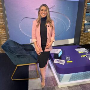 Georgie Barrat Instagram - A bit of a pinch myself moment today, as I took the reins of Alexis Conran show whilst he was away. I do quite a lot of live TV, but never actually hosted a show. It has honestly been my dream for a long time so to be given the opportunity means a lot. I love it all! Talkback, autocue, callers, guests, working with an amazing production team. A lot of work goes on behind the scenes to get to this point, so taking a moment to bask in it all 😌 

Will be back on tomorrow and Friday this week at 12.40. Thanks to all who tuned in xxx

@jeremyvineon5