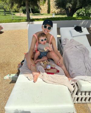 Georgie Barrat Instagram - We’ve just got back from our first all inclusive holiday. I’m not usually an all-inclusive kinda person, so thought I’d share a few things on how we found it. 

✨What I loved 
There was barely any admin. Holidaying with a 1.5 year old can sometimes be a logistical nightmare. Day bags! Snacks! Car seats! Naps! Too hot! Too cold! Change of clothes! Cook! Clean! Honestly we didn’t have any of this as we were always super close to our room, there were food options everywhere & the hotel arranged transfers. We really didn’t lift a finger. 

Kids club! All the kids went everyday from 3 - 6pm (hence the afternoon cocktail drinking 😋) giving us a little reminder of what it was like holidaying pre-baby. WARNING: we did have tears on one of the days at drop off, but it helped that she was in there with the other 4 babies we were away with. 

The staff! They went above & beyond to make us feel welcome. I don’t know what kind of training goes on at @ikosresorts but every single person was outstanding and never once did we feel like we had to apologise for our unruly rabble or odd requests. 

✨What I missed
For me I love the adventure of a holiday - exploring new places, finding hidden gems, doing multiple activities. This obviously features a lot less when you’re in a resort. The hotel did arrange for us to have a car for the day, but by the end of the week I was ready for a change of scene. This is very much a personality trait in me though - I always like having lots of variety in my day. 

Restaurant choices. The food and drink were excellent and we had 5 restaurants to choose from, however only 2 did breakfast and lunch and they both had similar setups. Again, just because I like loads of variety, by the end of the week I was ready for a change. We had 2 brilliant dinners outside of the resort and the hotel were great at arranging babysitters & taxis for us. 

All in all we had a wonderful holiday. If you have small children and are looking for a break then I thoroughly recommend. It’s not something I would have done before having a kid, but it was perfect for our family 🙌