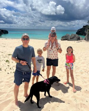 Georgie Barrat Instagram - A week away visiting a whole load of wonderful friends who have all moved to Bermuda. What a beautiful part of the world it is! And what fun we had celebrating the coronation there. Home now to get back to work and next week the girl is starting nursery - eeek exciting times!