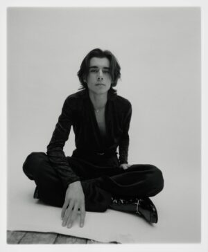 Georgie Farmer Instagram - @behindtheblinds in Saint Laurent  photographed by @emiliastaugaard