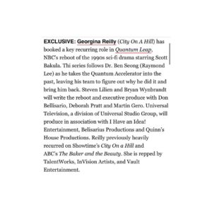 Georgina Reilly Instagram - 🎉🎉🎉 
happy   grateful for this new adventure ! 
#quantumleap