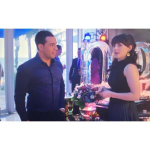 Georgina Reilly Instagram - P I P E R 😊
taking care of Daniel.
Loved working with @victorrasuk isn’t he a great baker ?? @bakerandthebeauty #thebakerandthebeauty