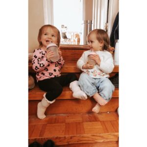 Georgina Reilly Instagram - T H E F U T U R E 🦋
@hollybowmanxo   I hope that these two become pen pals, and meet up in NYC for tea at the plaza 🍰#eloisebellebowman
#penelope🌸florence