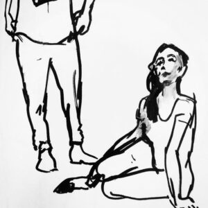 Geraldine Hakewill Instagram - Farewell to the soul, kindness and terrific artistry of @nicholas0harding We were so lucky to have him capture our rehearsals of ‘Chimerica’ at @sydneytheatreco They will always be extra special to me because it was also the beginning of my relationship with Mark. A huge loss. Sending love to his family and all who loved him.