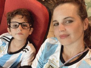 Germán Paoloski Instagram - Sueño cumplido para Beltrán y León 💙🇦🇷🏆
Gracias @germanpaoloski 
💙💙💙💙💙
#campeones #leomessi #argentina 
MARZO 2023