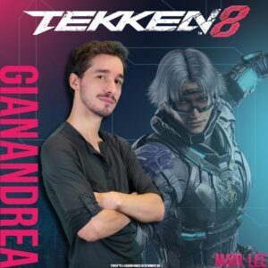 Gianandrea Muià Instagram - Scoprite altri partecipanti del Torneo! 👊🏻 Non perdete l’inizio del primo round del POGGEN dedicato a TEKKEN 8, previsto per l’11 febbraio alle 16:00. Pronti a seguire tutta l’azione sul canale Twitch di @cydonia_pm ? #TEKKEN #TEKKEN8
Ecco il roster al completo dei lottatori:
@cydonia_pm - Paul
@giananyeah - Lee 
@vkingplays - Steve
@mike.of.the.desert - Dragunov
@ellesdelia_ - Lili
@vivalafazza - Azucena
@kurolily - Lili
@foxxett - Asuka
@delmo222 - Jin
@terenas - Hwoarang
@gravier_elaok - Jin
@_kenobit - Jack-8
@trustnotyler - Zafina
@doesntmatterpod - Bryan
@michelleputtini - Kazuya
@erenblaze - Claudio
@maddielena__ - Nina
@simonefancazzista - Xiaoyu
@kodomolive - Xiaoyu
@kyrenis - Alisa
@poldo_ufficiale - Panda
@ckiboh - Asuka
@hemeraldswedish - Alisa 
@leonardobru - Leo