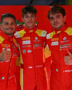 Giancarlo Fisichella Instagram - Pole position in home race! See you this afternoon for the @cigranturismo race in @autodromo_vallelunga ! Great job @arthur_leclerc @moscatomm @scuderiabaldini!